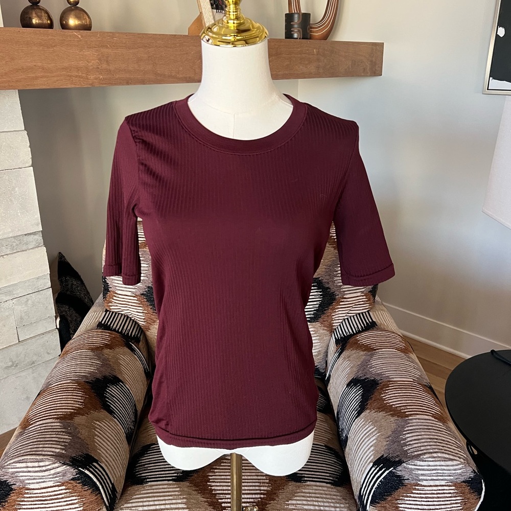 Athleta Renew Ribbed Tee - Picture 2 of 6